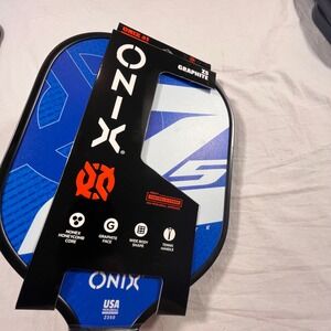 Onix 15.5" Z5 Wide Body Pickleball Paddle - Graphite, Stiff Flex - BLUE
